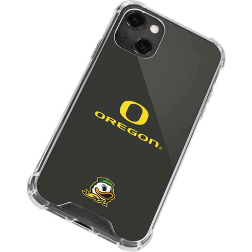 University of Oregon Ducks iPhone 13 Mini Clear Case