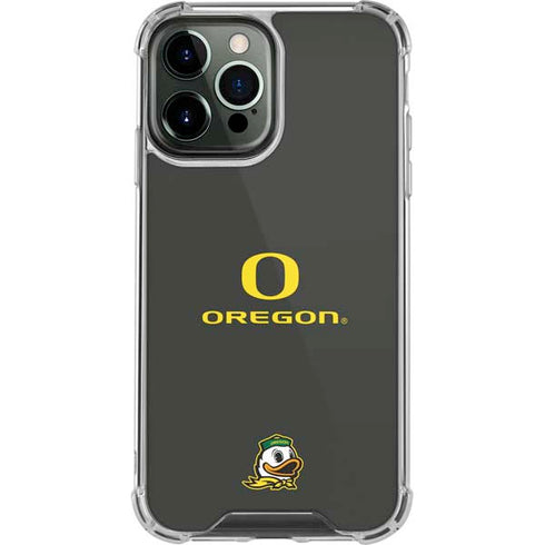 University of Oregon Ducks iPhone 13 Pro Max Clear Case