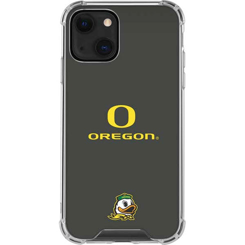 University of Oregon Ducks iPhone 14 Plus Clear Case