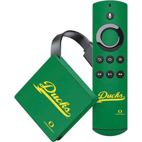 University of Oregon Ducks Logo and Wings Amazon Fire TV Skin