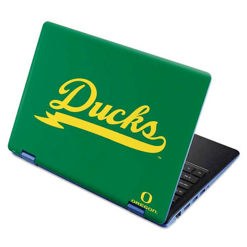 University of Oregon Ducks Logo and Wings Aspire R11 11.6in Skin
