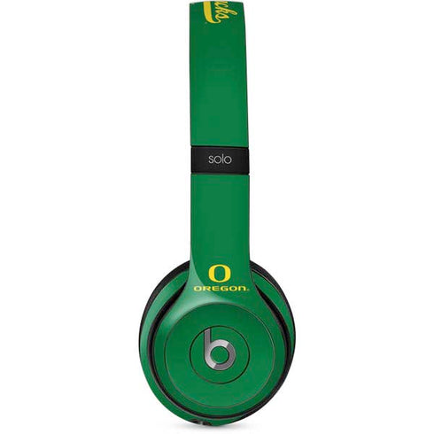 University of Oregon Ducks Logo and Wings Beats Solo 2 Wired Skin