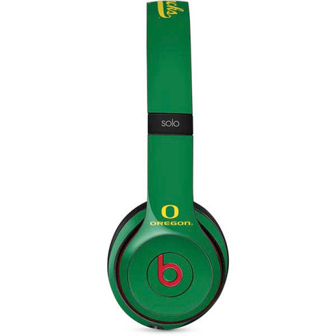 University of Oregon Ducks Logo and Wings Beats Solo 2 Wireless Skin