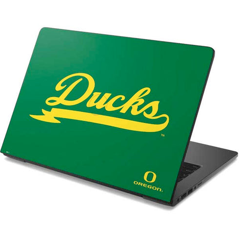 University of Oregon Ducks Logo and Wings Dell Chromebook Skin