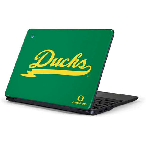 University of Oregon Ducks Logo and Wings Samsung Chromebook Skin