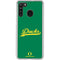 University of Oregon Ducks Logo and Wings Galaxy A21 Clear Case