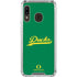 University of Oregon Ducks Logo and Wings Galaxy A30 Clear Case