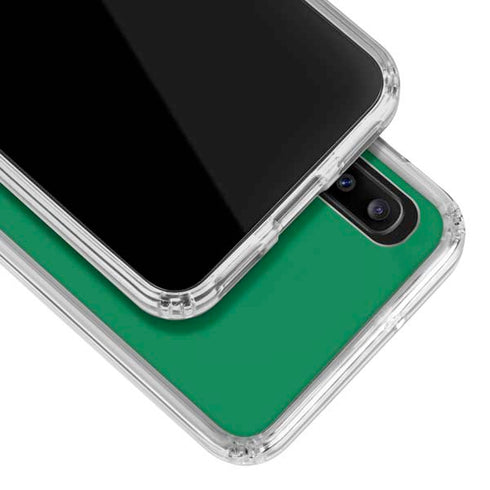 University of Oregon Ducks Logo and Wings Galaxy A30 Clear Case
