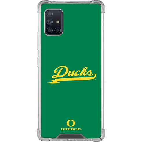 University of Oregon Ducks Logo and Wings Galaxy A51 5G Clear Case