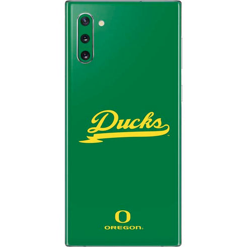 University of Oregon Ducks Logo and Wings Galaxy Note 10 Skin