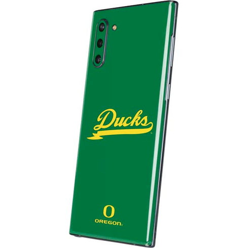 University of Oregon Ducks Logo and Wings Galaxy Note 10 Skin