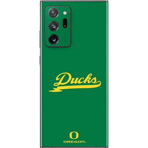 University of Oregon Ducks Logo and Wings Galaxy Note20 Ultra 5G Skin