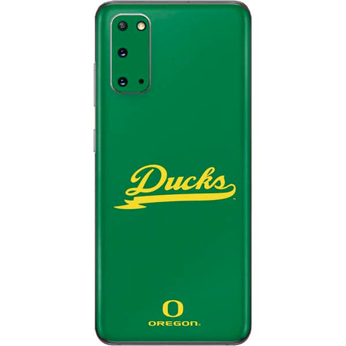 University of Oregon Ducks Logo and Wings Galaxy S20 Skin