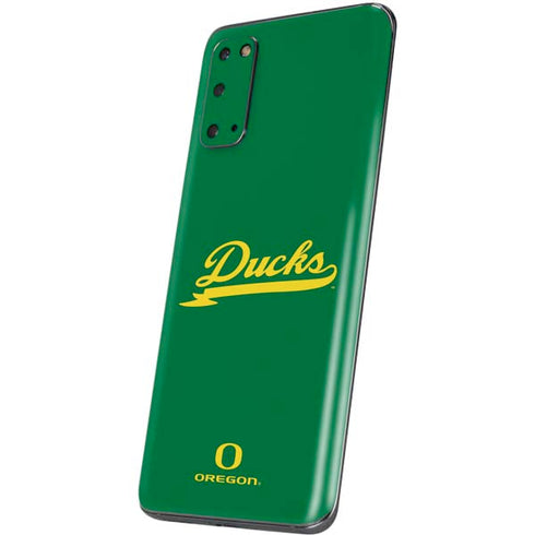 University of Oregon Ducks Logo and Wings Galaxy S20 Skin