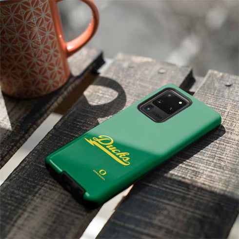 University of Oregon Ducks Logo and Wings Galaxy S20 Ultra 5G Pro Case