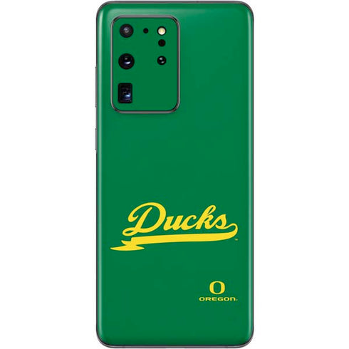 University of Oregon Ducks Logo and Wings Galaxy S20 Ultra 5G Skin