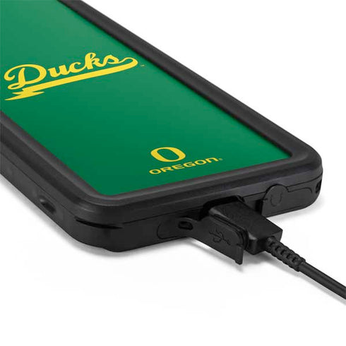 University of Oregon Ducks Logo and Wings Galaxy S20 Waterproof Case