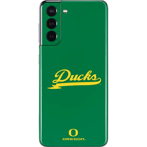 University of Oregon Ducks Logo and Wings Galaxy S21 5G Skin