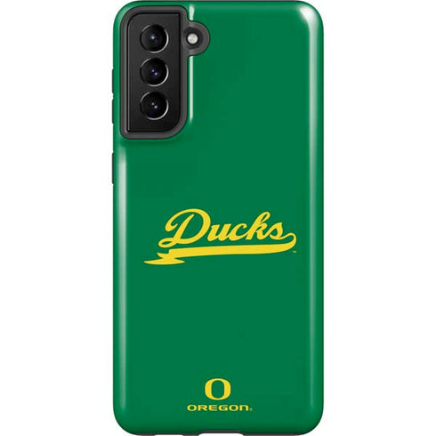 University of Oregon Ducks Logo and Wings Galaxy S21 FE Pro Case