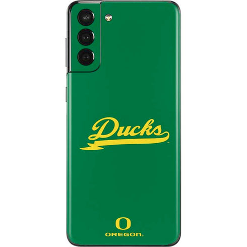 University of Oregon Ducks Logo and Wings Galaxy S21 Plus 5G Skin