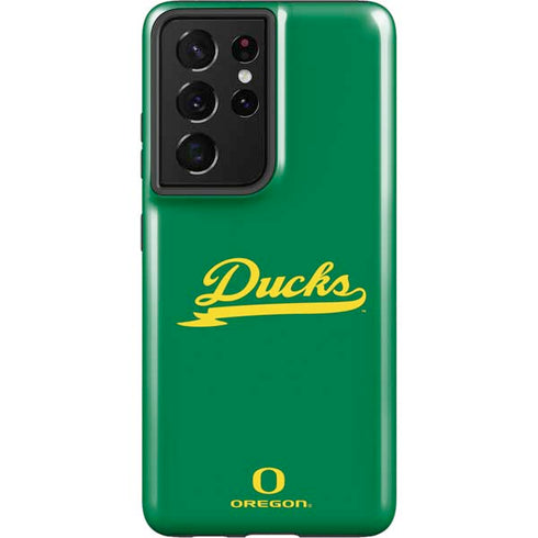 University of Oregon Ducks Logo and Wings Galaxy S21 Ultra 5G Pro Case