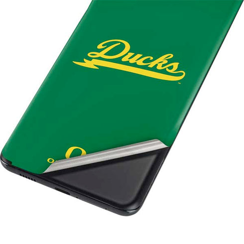 University of Oregon Ducks Logo and Wings Galaxy S21 Ultra 5G Skin