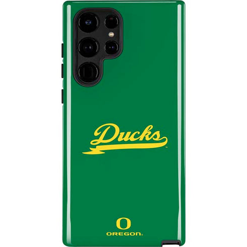 University of Oregon Ducks Logo and Wings Galaxy S22 Ultra Pro Case