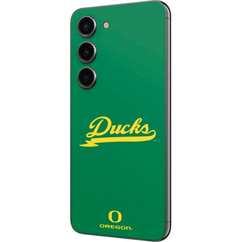 University of Oregon Ducks Logo and Wings Galaxy S23 Skin