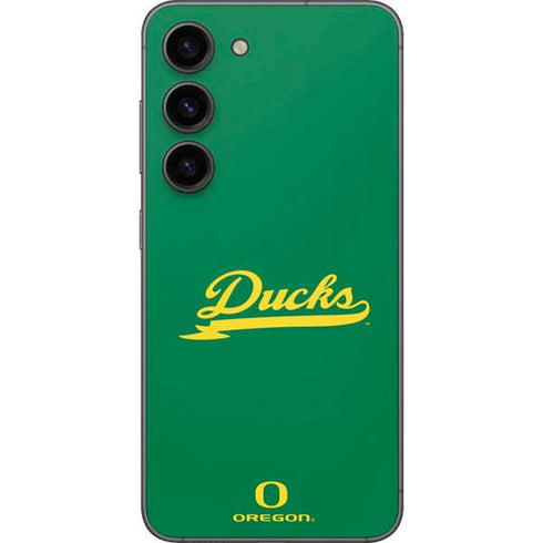 University of Oregon Ducks Logo and Wings Galaxy S23 Skin