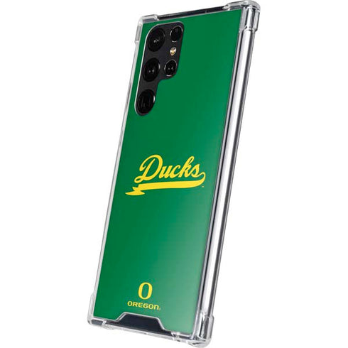 University of Oregon Ducks Logo and Wings Galaxy S24 Ultra Clear Case