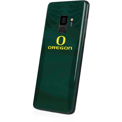 University of Oregon Ducks Logo and Wings Galaxy S9 Skin