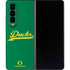 University of Oregon Ducks Logo and Wings Galaxy Z Fold4 5G Skin