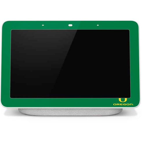 University of Oregon Ducks Logo and Wings Google Home Hub Skin