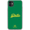 University of Oregon Ducks Logo and Wings iPhone 11 Clear Case