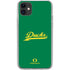 University of Oregon Ducks Logo and Wings iPhone 11 Clear Case
