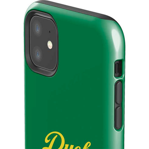 University of Oregon Ducks Logo and Wings iPhone 11 Impact Case