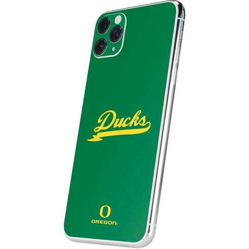 University of Oregon Ducks Logo and Wings iPhone 11 Pro Max Skin