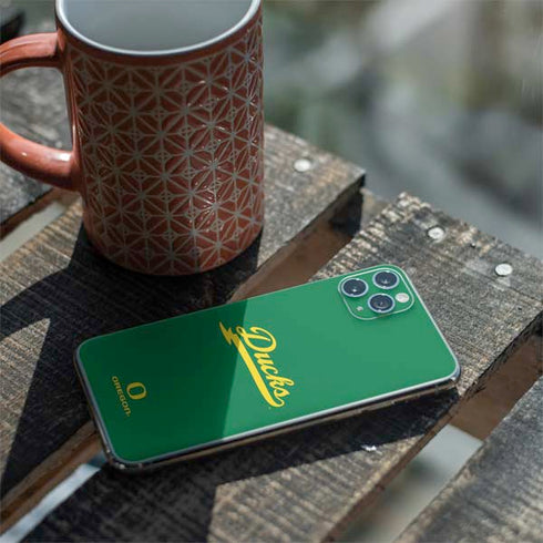 University of Oregon Ducks Logo and Wings iPhone 11 Pro Max Skin