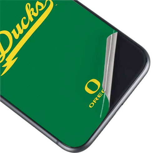 University of Oregon Ducks Logo and Wings iPhone 11 Skin