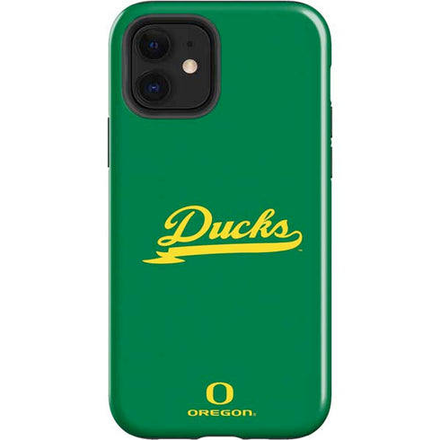 University of Oregon Ducks Logo and Wings iPhone 12 Impact Case