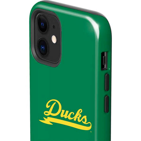University of Oregon Ducks Logo and Wings iPhone 12 Impact Case