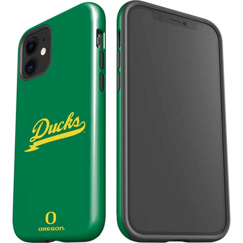 University of Oregon Ducks Logo and Wings iPhone 12 Impact Case