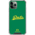 University of Oregon Ducks Logo and Wings iPhone 12 Pro Clear Case