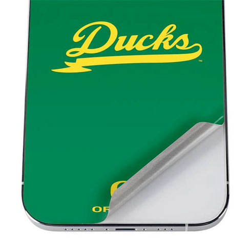 University of Oregon Ducks Logo and Wings iPhone 12 Pro Max Skin