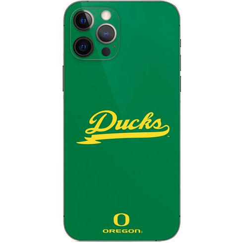 University of Oregon Ducks Logo and Wings iPhone 12 Pro Skin