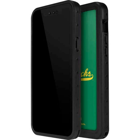 University of Oregon Ducks Logo and Wings iPhone 12 Pro Waterproof Case