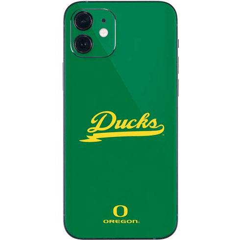 University of Oregon Ducks Logo and Wings iPhone 12 Skin