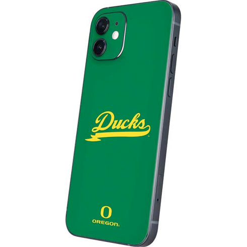 University of Oregon Ducks Logo and Wings iPhone 12 Skin