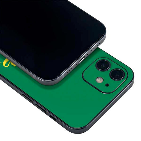 University of Oregon Ducks Logo and Wings iPhone 12 Skin