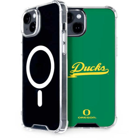 University of Oregon Ducks Logo and Wings iPhone 13 MagSafe Case